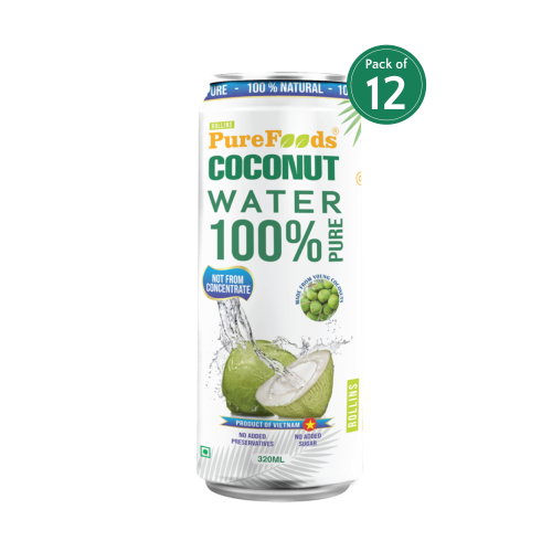 Buy 100 Pure Vietnamese Coconut Water (320ml Pack of 12) Online