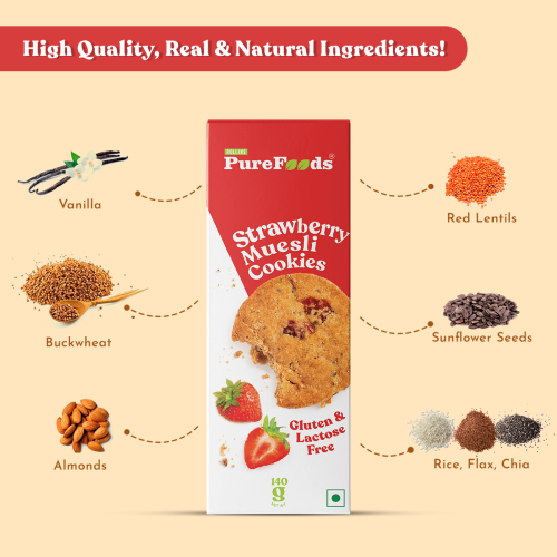 Strawberry Muesli Cookies view 3
